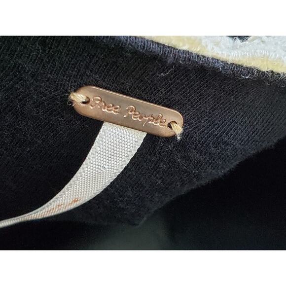 Free People Sheath Dress Womens M Black Lace Round Neck Sleeveless Keyhole Back - Picture 3 of 13